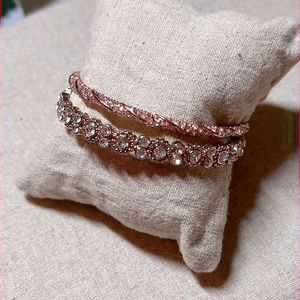 WHBM 2 rose gold bangles